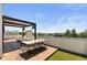Spacious rooftop deck with city views, a dining area, and lounge seating at 2851 W 23Rd Ave # 1, Denver, CO 80211