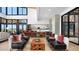 Modern office space featuring a stylish bar, comfortable seating, and natural light at 4748 Weitbrec Ln, Castle Rock, CO 80104