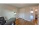 A modern office space with hardwood floors and plenty of closet storage at 5389 W Roxbury Pl, Littleton, CO 80128