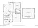 Two-story home floor plan, 2-car garage, unfinished basement at 6484 S Harvest St, Aurora, CO 80016