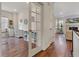 Bright home office with hardwood floors and French doors at 6484 S Harvest St, Aurora, CO 80016