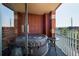 This home features a charming patio with a hot tub and beautiful brickwork at 1590 Little Raven St # 408, Denver, CO 80202