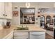 Kitchen features a pass-through window to the dining area at 3131 E Alameda Ave # 2002, Denver, CO 80209