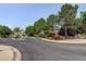 Neighborhood street view with mature trees, manicured lawns, and signage for Rodeo Drive at 11186 E Baltic Dr, Aurora, CO 80014