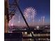 Spectacular view of fireworks over city from balcony; amazing show with mountain backdrop at 2020 Arapahoe St # 1250, Denver, CO 80205