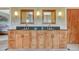 Bathroom with a double vanity, granite countertop, and elegant fixtures at 1590 S Milwaukee St, Denver, CO 80210