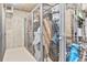 Secured metal storage lockers for tenants at 1100 N Grant St # 208, Denver, CO 80203