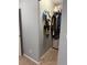 A walk-in closet with bags and coats at 5552 Flanders Way, Denver, CO 80249