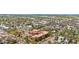 Neighborhood aerial view featuring the school, lake and surrounding residential area at 134 N 6Th Ave, Brighton, CO 80601