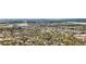 Wide aerial shot of the town and the grid-like layout of the residential streets at 134 N 6Th Ave, Brighton, CO 80601