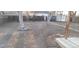 Empty backyard with mature trees, a fence, and shed at 2521 Billings St, Aurora, CO 80011