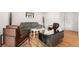 Cozy living room with hardwood floors, stylish furnishings, and natural light at 12671 E Bates Cir, Aurora, CO 80014