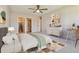 Second bedroom with access to a full bathroom and closet at 715 S Alton Way # 5A, Denver, CO 80247