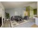 Living room features neutral walls and space for seating at 3008 Mountain Sky Dr, Castle Rock, CO 80104