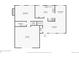 Main level layout showcases a kitchen, living room, dining room, bathroom, and garage at 6514 Zinnia St, Arvada, CO 80004
