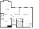 Basement plan shows recreation room, bathroom, sauna, wet bar, and rooms with electrical and storage space at 5735 Big Canon Dr, Greenwood Village, CO 80111