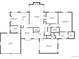 Detailed floor plan showcasing the layout of the main level, including the kitchen, living room, bedrooms, and garage at 5735 Big Canon Dr, Greenwood Village, CO 80111