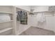 Spacious walk-in closet with ample shelving and hanging space at 3319 Belleville Ridge Rd, Elizabeth, CO 80107