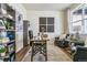 Bright home office with desk and comfortable seating at 4607 Cattle Cross Trl, Castle Rock, CO 80104