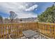 Outdoor deck with seating and scenic mountain views, perfect for relaxing at 17306 W 17Th Pl, Golden, CO 80401