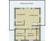 First floor plan featuring a large kitchen, wrap-around deck, primary suite with ensuite, and a half bathroom at 32094 Christopher Ln, Conifer, CO 80433