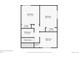 Basement floor plan featuring three bedrooms, a bathroom, and multiple closets at 3971 S Quintero Way, Aurora, CO 80013