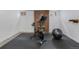 Basement fitness area with exercise bike and weights at 3412 Zuni St, Denver, CO 80211