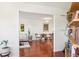 Dining room view showcasing open-concept living and seamless flow into living spaces at 100 Park W Ave # 304, Denver, CO 80205