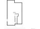 Floor plan of the basement, showcasing the layout and dimensions of the hall and unfinished basement space at 1291 Fountain Ln, Erie, CO 80516