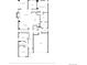 Detailed floorplan of the main level featuring kitchen, living room, bedrooms, and bathrooms at 3429 Goodyear St, Castle Rock, CO 80109