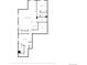 Basement floorplan featuring a recreation room, bedroom, and wet bar area at 3429 Goodyear St, Castle Rock, CO 80109
