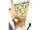 Bathroom features a colorful shower curtain and 'Peachy Clean' rug at 7435 E 159Th Pl, Thornton, CO 80602