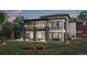 Modern home with a large, covered patio, perfect for outdoor entertaining, and spacious backyard at 5208 Soledad Cir, Parker, CO 80134