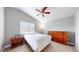 Bright bedroom with vaulted ceiling and warm, natural light at 18274 W 58Th Pl # 37, Golden, CO 80403