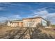 Spacious garage with attached storage sheds provides ample room for parking and projects at 754 Highway 86 Hwy, Elizabeth, CO 80107