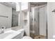 Bathroom boasts walk-in shower at 15640 E Eldorado Dr, Aurora, CO 80013