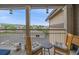 Relaxing balcony area with seating and mountain views at 7413 S Quail Cir # 1435, Littleton, CO 80127