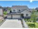 Two-story home with stone accents, a three-car garage and professional landscaping at 6630 S Coolidge Ct, Aurora, CO 80016