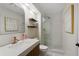 Modern bathroom featuring an enclosed shower and elegant fixtures at 7027 Chestnut Hill St, Highlands Ranch, CO 80130