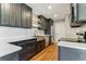 Modern kitchen with stainless steel appliances, sleek countertops, and ample cabinet space at 1550 S Syracuse St, Denver, CO 80231