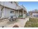 Expansive backyard featuring a patio, a second-story deck, and outdoor seating at 195 Briggs St, Erie, CO 80516