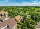 An aerial view of houses with trees and walking path with green fields during the daytime and cloudy sky at 10478 W 82Nd Ave, Arvada, CO 80005