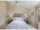 Cozy bedroom boasts a ceiling fan, soft lighting, and calming neutral color scheme at 10478 W 82Nd Ave, Arvada, CO 80005