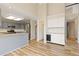 Modern kitchen featuring granite countertops, stainless steel appliances, and ample cabinet space at 20816 E Shefield Pl, Parker, CO 80138