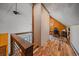 A view from the staircase landing towards the third-floor home office at 26085 Amy Cir, Conifer, CO 80433