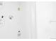 Shower stall with built in shelving at 1503 S Buckley Way, Aurora, CO 80017