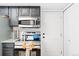 Modern kitchen with stainless steel appliances and granite countertops at 1503 S Buckley Way, Aurora, CO 80017
