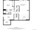 Floorplan of the basement, showing recreation room, bar, bedroom, bathroom, and storage at 11335 W 54Th Ln, Arvada, CO 80002