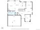 Detailed main level floor plan showcasing the kitchen, living spaces, and garage layout at 10683 Amesbury Way, Highlands Ranch, CO 80126