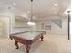 Finished basement featuring a pool table, a bar area, and recessed lighting at 7858 Oban Ct, Lone Tree, CO 80124